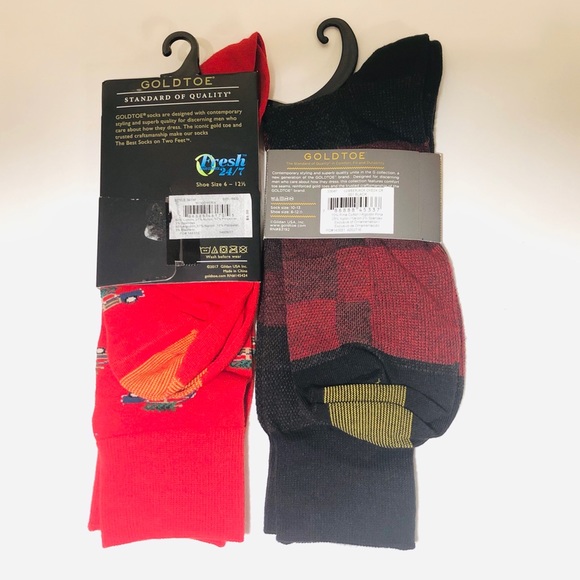 Gold Toe Underwear & Socks Gold Toe Mens Christmas Dress Socks Size